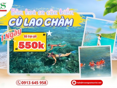 TOUR GHÉP CÙ LAO CHÀM 1 NGÀY