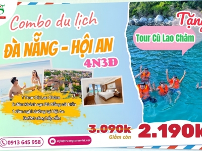 [RẺ QUÁ] COMBO DU LỊCH ĐÀ NẴNG - HỘI AN 4N3Đ CHỈ 2 TRIỆU ĐỒNG