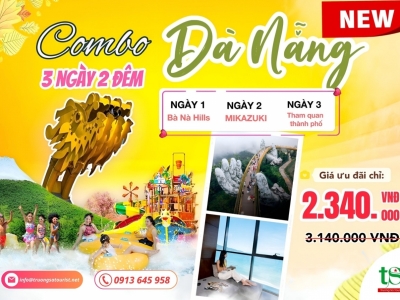 [GIÁ SỐC] Combo du lịch Đà Nẵng 3 ngày 2 đêm siêu tiết kiệm - Tặng ngay 800k