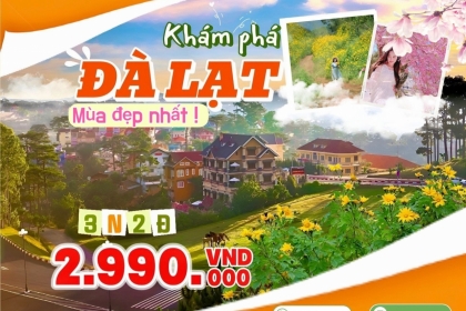 Du lịch Đà Lạt mùa đẹp nhất - Tour Đà Lạt 3N2Đ giá tốt nhất Du lịch Đà Lạt mùa đẹp nhất - Tour Đà Lạt 3N2Đ giá tốt nhất