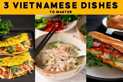 THREE VIETNAMESE DISHES ARE IN THE TOP OF ASIAN STREET FOOD THREE VIETNAMESE DISHES ARE IN THE TOP OF ASIAN STREET FOOD