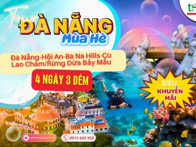 Tour Đà Nẵng 4 ngày 3 đêm SIÊU KM 2025 chỉ từ 2.980k Tour Đà Nẵng 4 ngày 3 đêm SIÊU KM 2025 chỉ từ 2.980k