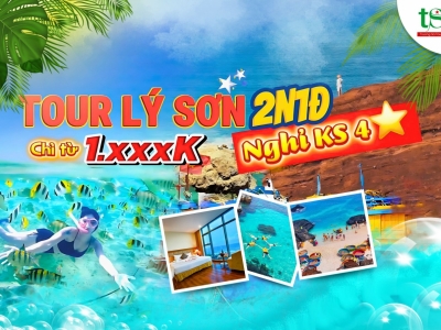 Du Lịch Lý Sơn 2 Ngày 1 Đêm Nghỉ KS 4 Sao Mùa Hè 2025 Chỉ Từ 1.xxxK Du Lịch Lý Sơn 2 Ngày 1 Đêm Nghỉ KS 4 Sao Mùa Hè 2025 Chỉ Từ 1.xxxK
