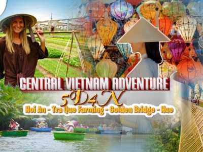 Central Vietnam Adventure 5D4N: Hoi An – Tra Que Farming – Golden Bridge – Hue