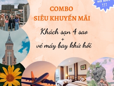 COMBO ĐÀ LẠT | 4 SAO | PHÒNG KHÁCH SẠN + VÉ MÁY BAY COMBO ĐÀ LẠT | 4 SAO | PHÒNG KHÁCH SẠN + VÉ MÁY BAY