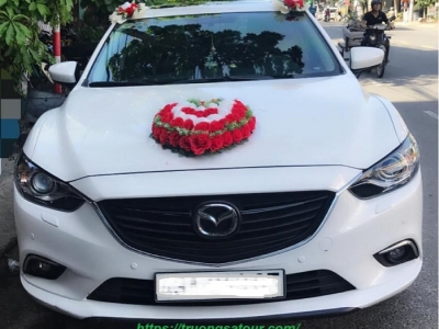 Cho thuê mazda 6 màu trắng đám cưới tại Đà Nẵng Cho thuê mazda 6 màu trắng đám cưới tại Đà Nẵng