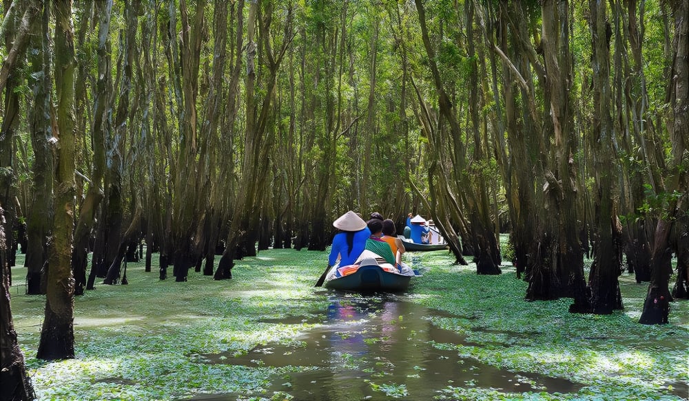 Boat trip through Canals