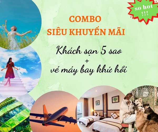 COMBO ĐÀ LẠT | 5 SAO | PHÒNG KHÁCH SẠN + VÉ MÁY BAY