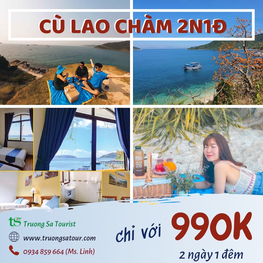 COMBO CÙ LAO CHÀM 2N1Đ