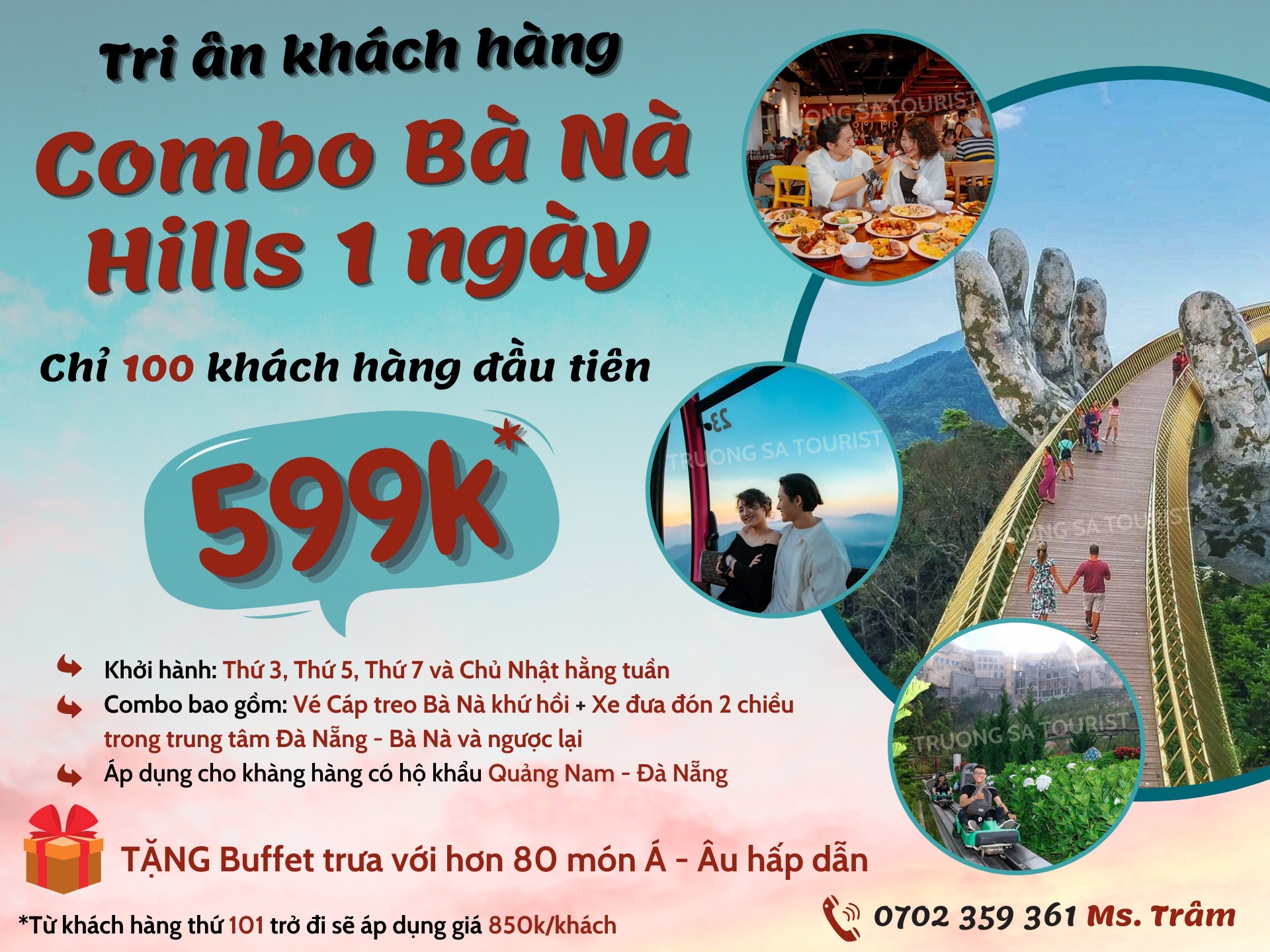 COMBO BÀ NÀ KHUYẾN MÃI SỐC CHỈ 599K